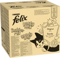 Felix Cat Snacks Party Mix - Kattensnacks Original En Seaside - 16 X 60g -Huisdierbenodigdheden 1200x1157 18
