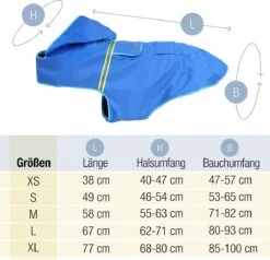 Bella & Balu Hondenregenjas - Waterdichte Hondenjas Met Capuchon En Reflectoren Voor Droge, Veilige Wandelingen, De Hondenspeeltuin En Vakanties Met Hond (XS | Blauw) -Huisdierbenodigdheden 1200x1158 15