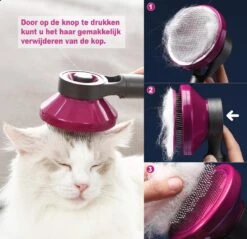 Hondenborstel Set 3 In 1 - Hondenkam - Borstelset - Klittenkam Hond - Ondervacht Kam - Furminator - Slickerborstel - Kattenkam - Verwijderd Klitten En Voorkomt Haaruitval -Huisdierbenodigdheden 1200x1159 4