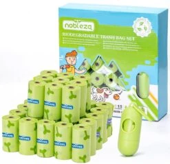 Nobleza AX6 - Hondenpoepzakjes Met Dispenser - 540 Stuks - Biologisch Afbreekbaar - Poepzakjes Hond - 36 Rollen -Huisdierbenodigdheden 1200x1160 3