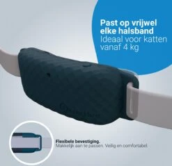 Tractive GPS CAT 4 - Kat GPS Tracker & Activiteitenmonitor - Past Op Meeste Halsbanden - Donkerblauw -Huisdierbenodigdheden 1200x1161 43