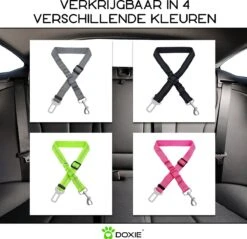 Doxie® Autogordel Hond – Honden Autogordel – Reflecterend – Schokabsorberend – Verstelbaar Van 60 Tot 80 Cm – Neon Roze -Huisdierbenodigdheden 1200x1161 8