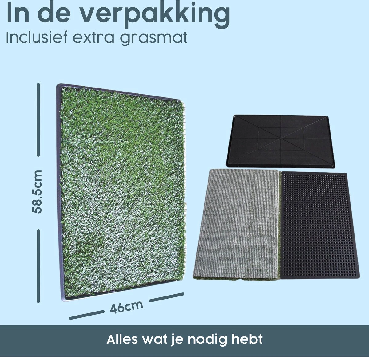 Merkloos Gtrise Hondentoilet Met 2 Matten - Out/Indoor - Zindelijkheidstraining Ebook - Dieren Wc 3 Merkloos Gtrise Hondentoilet Met 2 Matten - Out/Indoor - Zindelijkheidstraining Ebook - Dieren Wc - Afbeelding 3