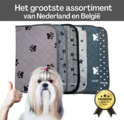 XXL Puppy Training Pad - Plasmat - Zwart - 104 X 104 Cm - Hondentoilet - Herbruikbaar - Wasbaar -Huisdierbenodigdheden 1200x1163 8