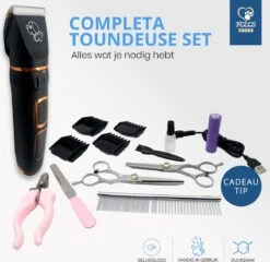 YE™ Professionele Dieren/honden Tondeuse Set Extra Krachtig - Honden Trimmer - Lang Of Kortharige Huisdieren Katten & Honden - Draadloos - Weinig Geluid -Huisdierbenodigdheden 1200x1165 4