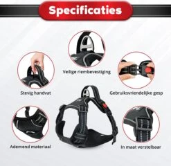 Purrr Fect Hondentuigje - Anti-Trek Tuig - Hondenharnas - Y Tuig Hond - Waterproof - Reflecterend - Verstelbaar - Maat L 12 Purrr Fect Hondentuigje - Anti-Trek Tuig - Hondenharnas - Y Tuig Hond - Waterproof - Reflecterend - Verstelbaar - Maat L -Huisdierbenodigdheden 1200x1167 2