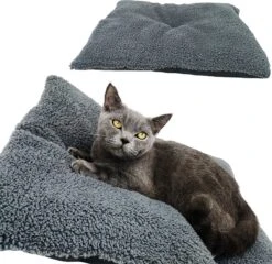 Pochon Pet - Hondenkussen - 70 X 50 Cm - Donkergrijs - Pluche - L -Huisdierbenodigdheden 1200x1167 31