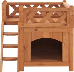 Kattenhuis Pürstein 45,7x50,8x50,3 Cm Houtkleurig -Huisdierbenodigdheden 1200x1167 49