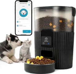 Papifeed Automatische Smartvoerbak Kat En Hond - Voerautomaat Kat - Voerdispenser - Speciaal Design