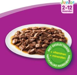 Whiskas Junior Katten Natvoer - Classic Selectie In Saus - 48 X 100g -Huisdierbenodigdheden 1200x1172 28