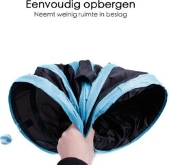 Merkloos Kattentunnel - Opvouwbaar - 3 Gangen - Voor Binnen En Buiten -Huisdierbenodigdheden 1200x1174 28