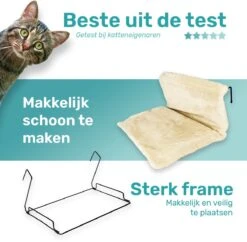 Kattenhangmat - Voor Aan Het Raam - Kattenmand - Raam - Hangmat Kat - Dieren - Kattenbed - Kattenmand - Slaapplek - Ligplaats -Huisdierbenodigdheden 1200x1174 32