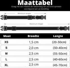 Halsband Hond - Reflecterend - Zwart - Maat XL - Oersterk - Waterdicht - Hondenhalsband - Geschikt Voor Iedere Hondenriem - Voor Hele Grote Honden -Huisdierbenodigdheden 1200x1175 20