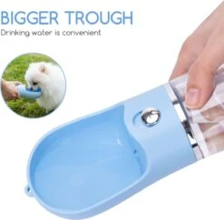 Nobleza 43B4B - Honden Waterfles - 380ml - Honden Bidon - Honden Drinkfles - Blauw -Huisdierbenodigdheden 1200x1178 14