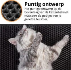 Behave Kattenbakmat - Dubbele Laag - Honingraatdesign - Waterdicht - Katten Grit Opvanger - Schoonloopmat - Kattenbak Mat - Zwart - 45*60 Cm 14 Behave Kattenbakmat - Dubbele Laag - Honingraatdesign - Waterdicht - Katten Grit Opvanger - Schoonloopmat - Kattenbak Mat - Zwart - 45*60 Cm -Huisdierbenodigdheden 1200x1179 20