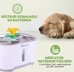 Qumax RVS Drinkfontein Voor Kat Met 3 Filters & Matje - Water Fontein - Waterdispenser - Waterautomaat - 2,5 L -Huisdierbenodigdheden 1200x1180 3