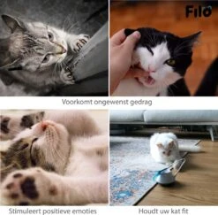 Filo Elektrisch Rijdend Kattenspeelgoed Met Laser - Rijdend Kattenspeeltje - Automatisch Interactief Speelgoed Katten - Kattencadeaus - Elektronisch Speelgoed Kittens - Kat - Kitten - Laserspeelgoed - Kado -Huisdierbenodigdheden 1200x1182 24