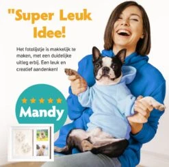 Honden Fotolijst Met Kleiafdruk - Gipsafdruk - Speelgoed Voor Dieren - Pootafdruk Hond - Puppy Speelgoed - Gipsafdruk Huisdier -Huisdierbenodigdheden 1200x1183 16