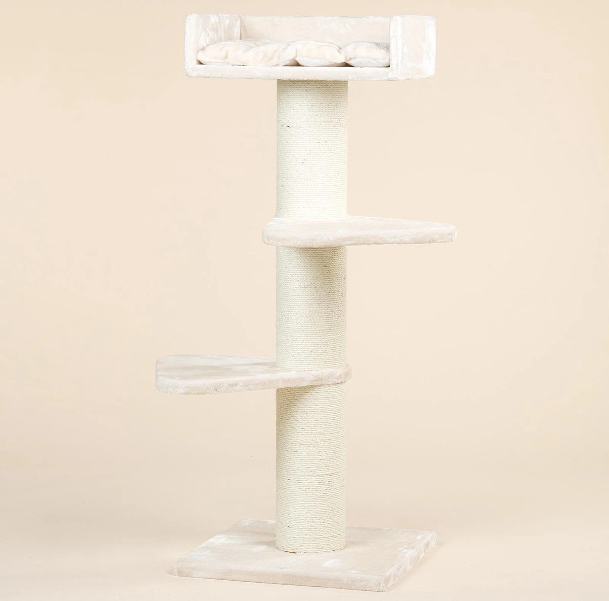 RHR Quality Royalty Krabpaal - Crème/wit - 60 X 60 X 155 Cm 17 RHR Quality Royalty Krabpaal - Crème/wit - 60 X 60 X 155 Cm - Afbeelding 17