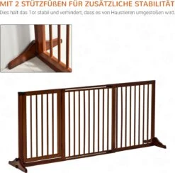 PawHut Barrière Verstelbare Lengte D06-079V01 -Huisdierbenodigdheden 1200x1185 12