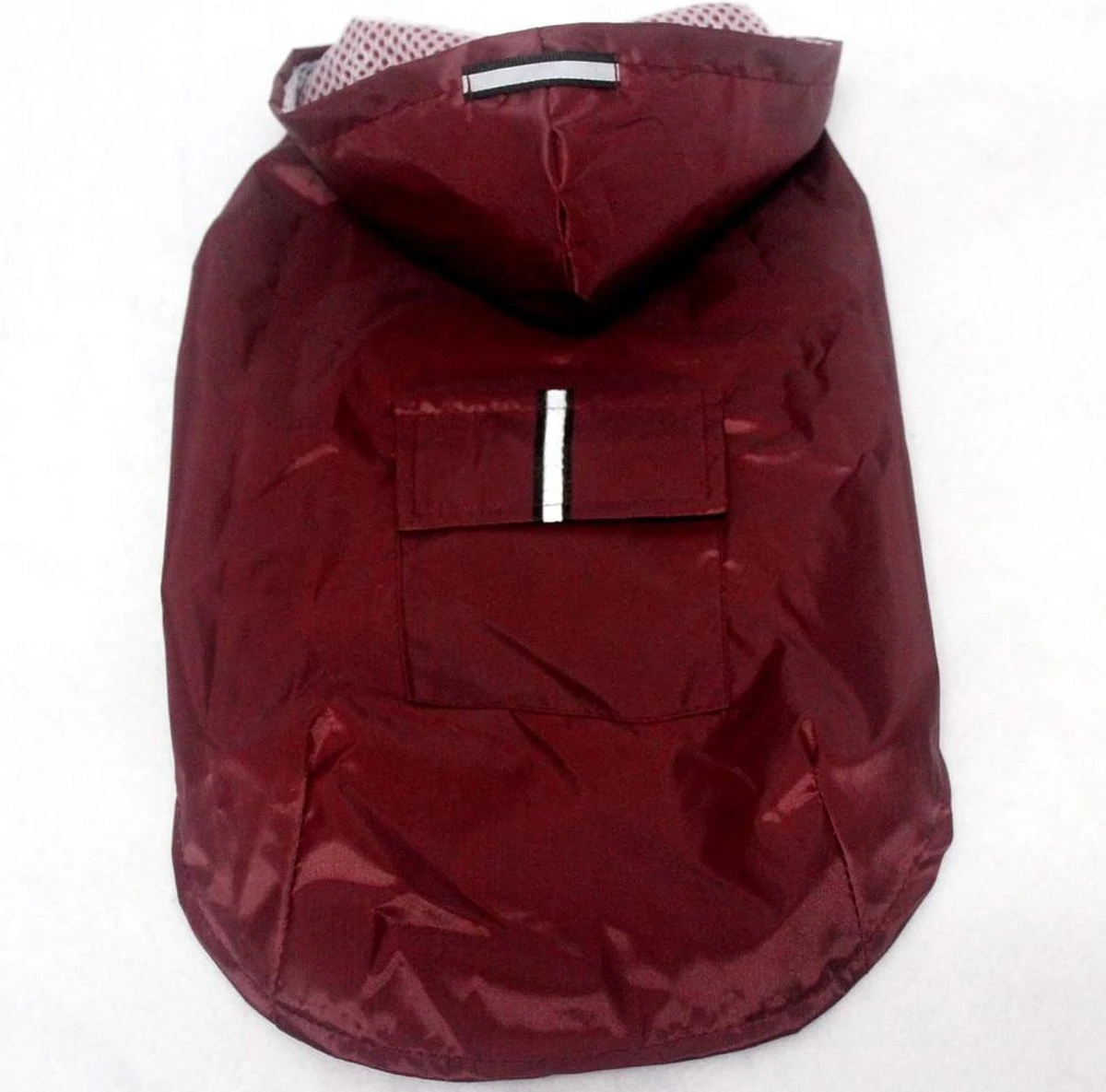 Honden Regenjas Rood - Honden Poncho - Maat 3XL (ruglengte 55cm) 1 Honden Regenjas Rood - Honden Poncho - Maat 3XL (ruglengte 55cm)