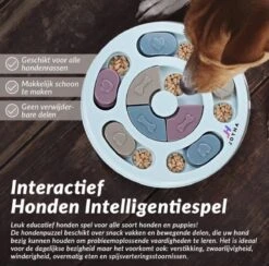 Joyha Honden Puzzel Met Gratis Hondenkam | Speelgoed | Speeltjes | Slow Feeder | Intelligentie | Denkspelletje | Puppyspeelgoed | Anti Schrokbak | Interactieve | Langzame Voerbak | Dog Puzzle | Hondenpuzzel -Huisdierbenodigdheden 1200x1186 18