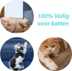 Vitamo™ Katten Anti Krab Training Sheets 6+2 Stuks Gratis - Meubelbescherming - Krabben - Diervriendelijke Trainingstape - Tegen Krabschade - Géén Punaises Nodig - Plakt Aan Beide Zijden - Transparant En Extra Groot - XL Vellen -Huisdierbenodigdheden 1200x1187 32