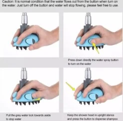 WVspecials Huisdieren Douche - Douche Voor Honden - Honden Douche - Inclusief Slang - Inclusief Drie Kraanadapters - Geschikt Voor Binnen En Buiten - Hondendouche - Hondenbad - Hondenborstel - Hondenkam - Hondenwassen - Hondenzwembad - Tuinslang -Huisdierbenodigdheden 1200x1187 5