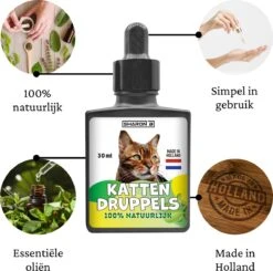 Natuurlijke Vlooiendruppels Voor Katten - Vanaf 4 Kg - 100% Natuurlijk - Vlooien - Zonder Giftige Pesticiden - 30 Ml - Speciale Formule Voor Katten - Vachtdruppels - Made In Holland -Huisdierbenodigdheden 1200x1188 35