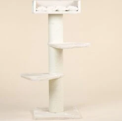 RHR Quality Royalty Krabpaal - Crème/wit - 60 X 60 X 155 Cm 31 RHR Quality Royalty Krabpaal - Crème/wit - 60 X 60 X 155 Cm -Huisdierbenodigdheden 1200x1189 30