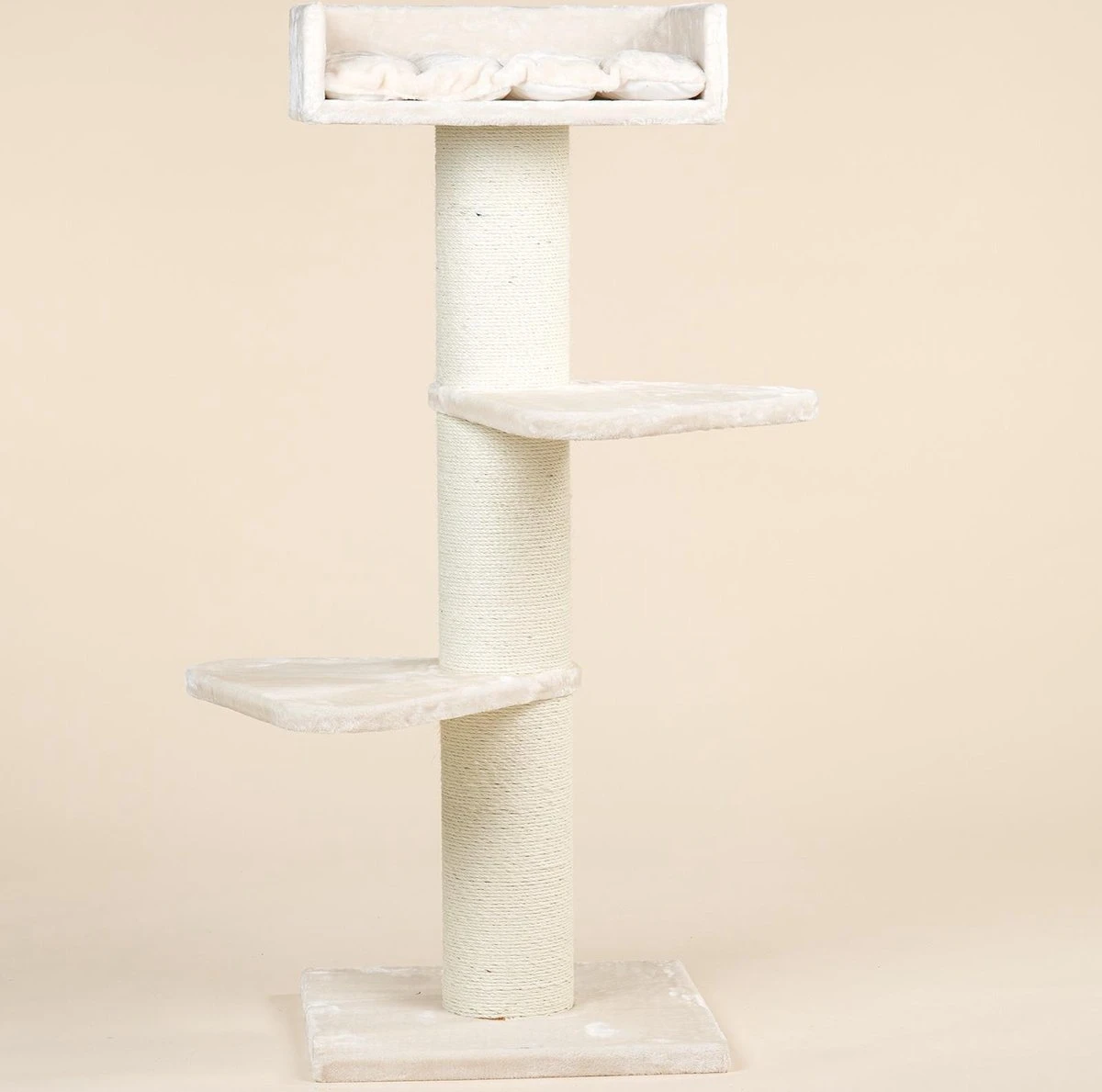 RHR Quality Royalty Krabpaal - Crème/wit - 60 X 60 X 155 Cm 13 RHR Quality Royalty Krabpaal - Crème/wit - 60 X 60 X 155 Cm - Afbeelding 13