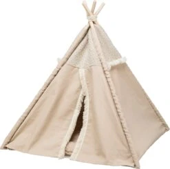 Trixie Kattenmand Tipi Boho Beige - 55X55X65 CM -Huisdierbenodigdheden 1200x1189 33