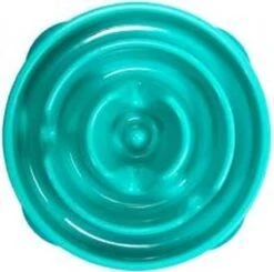 Outward Hound Slo Bowl Fun Feeder Voerbak - Anti Schrok Voerbak - Voerbak Slo-Bowl Mini Drop Teal Lichtblauw - 22X22X5 CM -Huisdierbenodigdheden 1200x1189 8