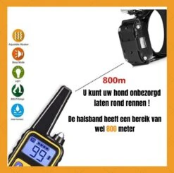 W&Z® Anti Blafband Inclusief Afstandsbediening- 3-60KG - Diervriendelijk - Zonder Schok - Vibratie/Audio/Licht - Anti Blaf Band - Water Bestendig -Huisdierbenodigdheden 1200x1190 14