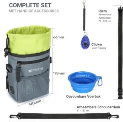 TIKKENS® Honden Belonings Tasje - Honden Snoepjes/Snacks - Honden Speelgoed - Intelligentie Training - Grijs/Zwart -Huisdierbenodigdheden 1200x1190 31