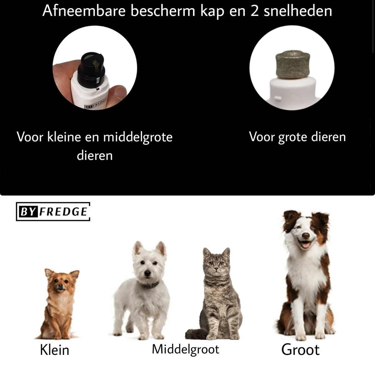 By Fredge® Elektrische Nagelvijl Voor Huisdieren - Nagel Trimmer Hond, Kat En Konijn - Nagelvijl Huisdieren - Nagel Vijl Kat - 100% Veilig - USB Oplaadbaar - Lage Vibratie En Geluid - Draadloos - Wit 7 By Fredge® Elektrische Nagelvijl Voor Huisdieren - Nagel Trimmer Hond, Kat En Konijn - Nagelvijl Huisdieren - Nagel Vijl Kat - 100% Veilig - USB Oplaadbaar - Lage Vibratie En Geluid - Draadloos - Wit - Afbeelding 7