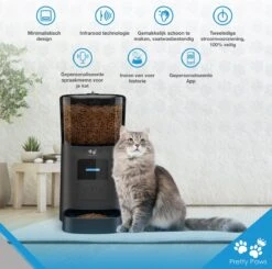 Pretty Paws PP005 Wifi Voerautomaat Zwart - Automatische Voerbak - Slimme Voerautomaat Met App - Instelbaar Voedingsschema - WIFI -Huisdierbenodigdheden 1200x1190 51