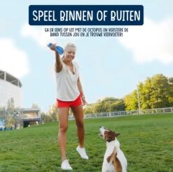 VEDIC® - Octopus Blauw Honden Knuffel - Piepspeelgoed - Geen Vulling - 32CM -Huisdierbenodigdheden 1200x1191 17