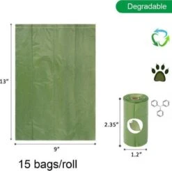 Merkloos Hondenpoepzakjes Dispenser - Hondenzakjes Honden Poepzakjes Houder - Met 30 Poep Zakjes -Huisdierbenodigdheden 1200x1193 26