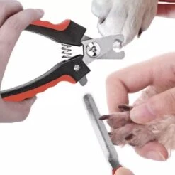 Merkloos Professionele Nagelschaar - Dieren Nagelschaar - Rood & Zwart - Honden Nagelknipper - Hondennagels - Honden Knip Schaar - Honden Knipsch -Huisdierbenodigdheden 1200x1195 3