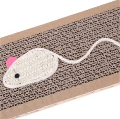 Krabmat Voor Katten - Krabplank- Incl. Kattenkruid - Karton - 38x12,5x1,8 Cm -Huisdierbenodigdheden 1200x1196 45