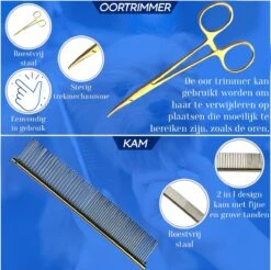 Scharenset Hond - 8-Delige Scharenset - Hondenschaar - Trimset - Trimschaar Voor Honden - Huisdier Knipset - Effileerschaar Hond - Goud -Huisdierbenodigdheden 1200x1196 8