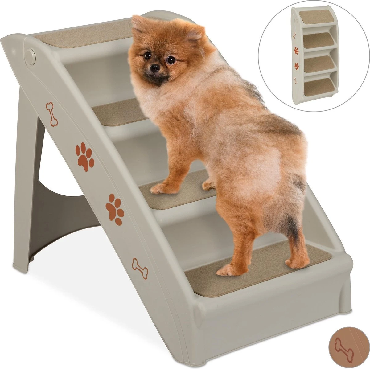 Relaxdays Hondentrap Auto - Inklapbaar - Opstapje Voor Honden - 4 Treden - Trapje Hond - Zwart 10 Relaxdays Hondentrap Auto - Inklapbaar - Opstapje Voor Honden - 4 Treden - Trapje Hond - Zwart - Afbeelding 10