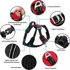 Hondenharnas – Inclusief Hondenriem – Reflecterend – Hondentuig – Hondenriem – Y Tuig Hond - Anti Trek Tuig - Zwart – Maat M 14 Hondenharnas – Inclusief Hondenriem – Reflecterend – Hondentuig – Hondenriem – Y Tuig Hond - Anti Trek Tuig - Zwart – Maat M -Huisdierbenodigdheden 1200x1197 35