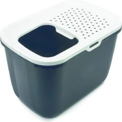 Savic Hop In - Kattenbak - Grijs - 58,5 X 39 X 39,5 Cm -Huisdierbenodigdheden 1200x1197 59