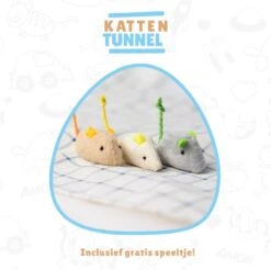 Kattentunnel - Tunnel Kat - Kattenmand - Kattenhuis - Speel Tunnel Kat - Premium -Huisdierbenodigdheden 1200x1197 64