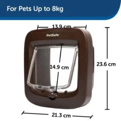 PetSafe Staywell Microchip Kattenluik - Bruin -Huisdierbenodigdheden 1200x1197 68
