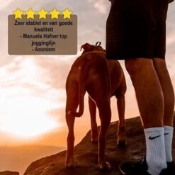 Looplijn Met Heupriem Hands Free - Hondenriem - Reflecterende Hardloopband -Elastische Leiband - Heuptas En Flessenhouder - Zwart - 150 Cm Tot 210 Cm -Huisdierbenodigdheden 1200x1198 1