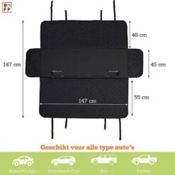 Best For Pets Hondendeken Auto - Waterdichte Hondendeken 5 Laags Auto Achterbank - Beschermdeken Tegen Vuil En Krassen - 135 X 145cm -Huisdierbenodigdheden 1200x1198 20