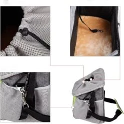 Viervoetjes - Fietsmand Voor Honden - Met HondenRiem - Draagbare Honden Fietsmand - Grijs & Groen 11 Viervoetjes - Fietsmand Voor Honden - Met HondenRiem - Draagbare Honden Fietsmand - Grijs & Groen -Huisdierbenodigdheden 1200x1198 25